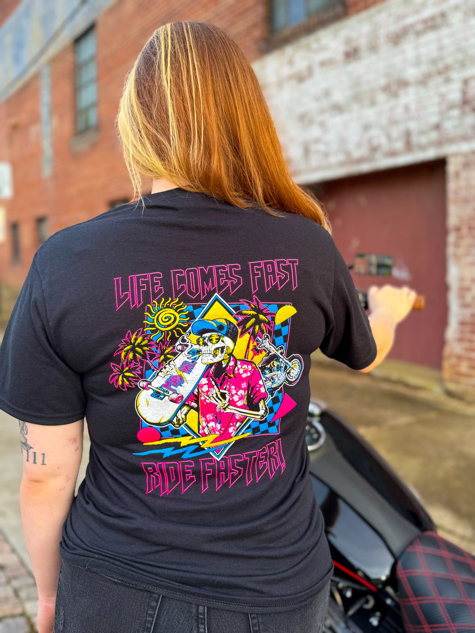 Mad Axel Co. "Life Comes Fast" T-Shirt (Unisex)