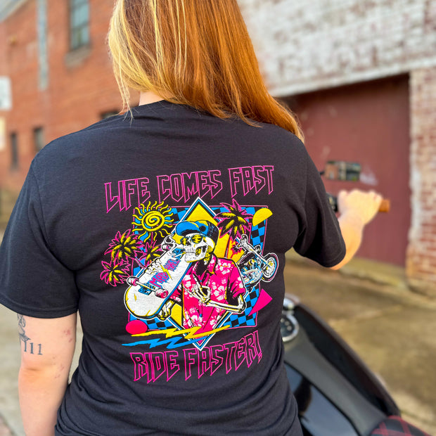 Mad Axel Co. "Life Comes Fast" T-Shirt (Unisex)