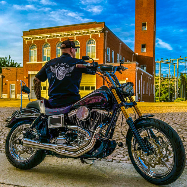 Mad Axel Co. "Flying Wheel" Black Dickies