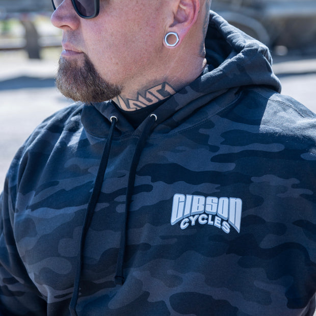 Gibson Cycles Camo Hoodie