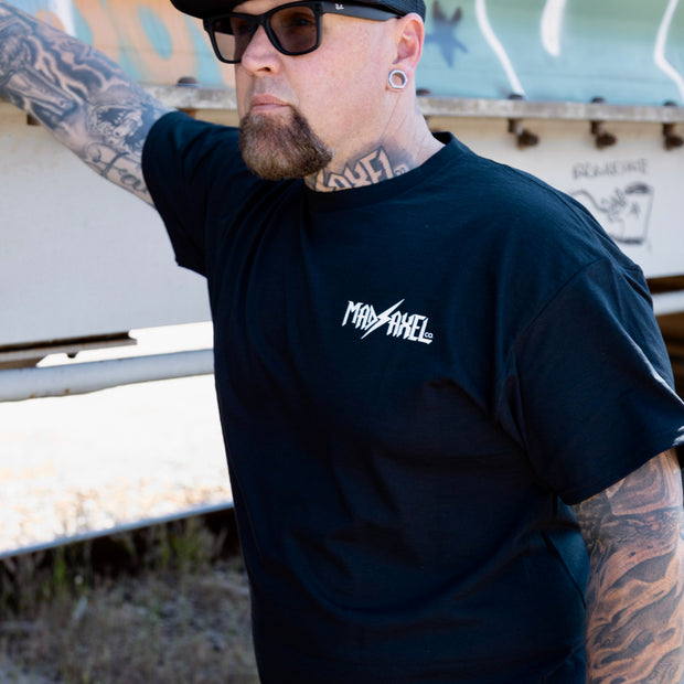 Mad Axle Co. "Flying Wheel" T-Shirt (Unisex)