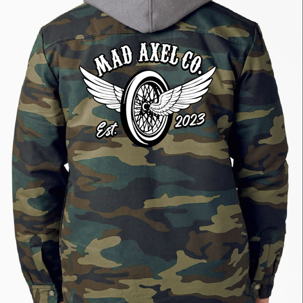 Mad Axel Co. "Flying Wheel" Dickies Hooded Jacket