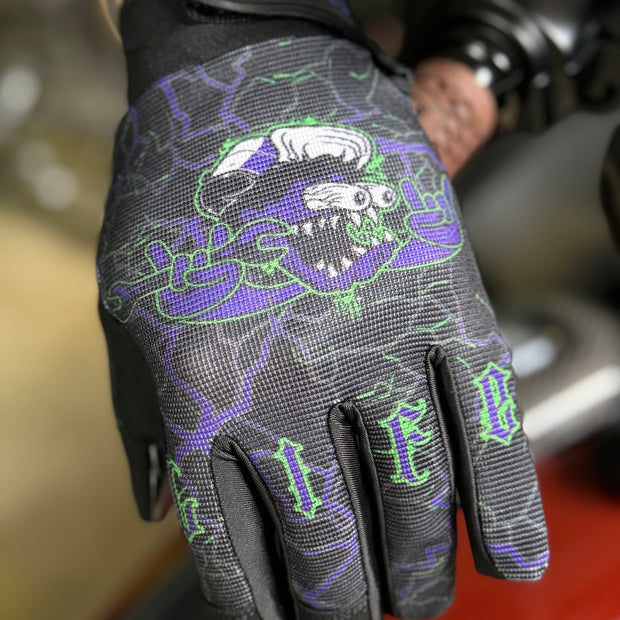 'Live Life' Moto Gloves