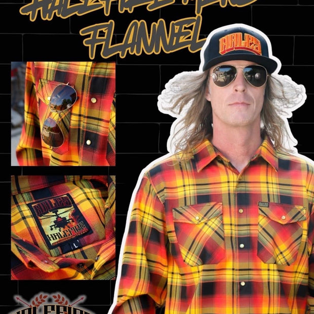 Hales Halefire Mens Flannel - Limited Edition Explosion Plaid