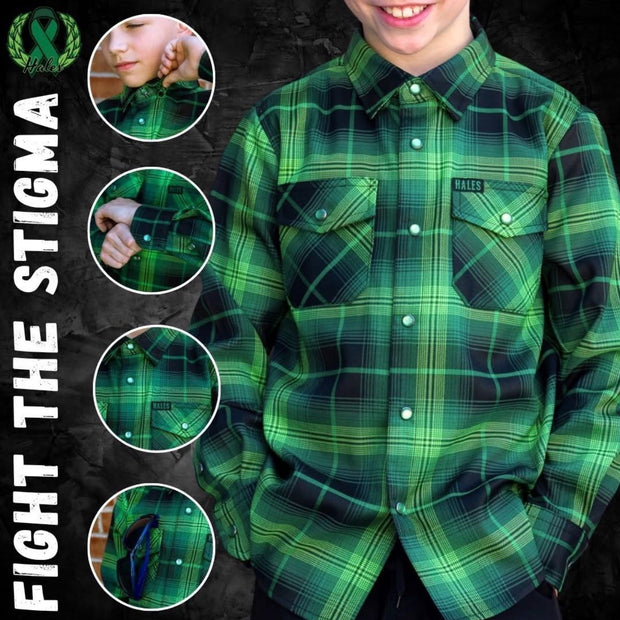 Hales Fight The Stigma Youth Flannel