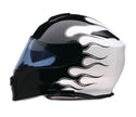 Z1R Solaris 2.0 Flame 'Black/White' Modular Helmet